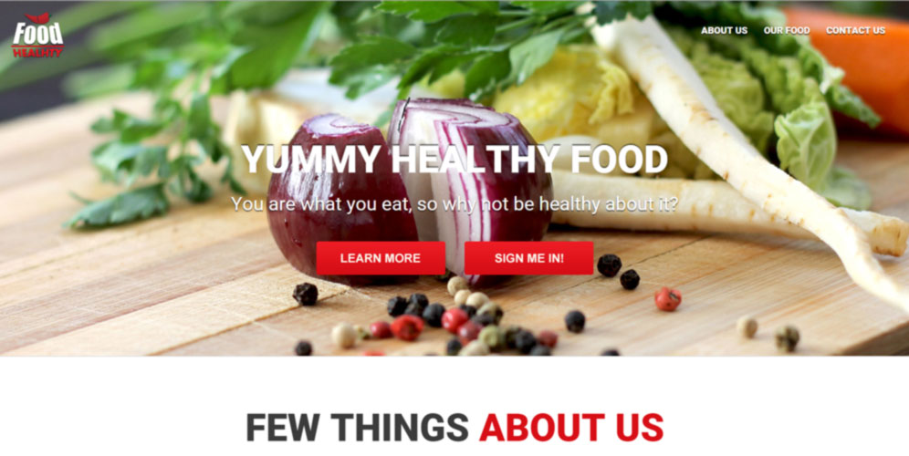 food website